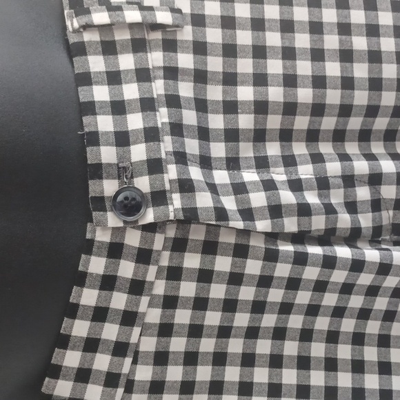 T R PREMIUM Men's Checkered Dress Pants - Black and White 🇬🇧 - Picture 4 of 8